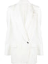 single-breasted blazer